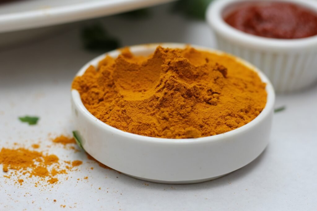 "Pure and authentic Indian spices – natural turmeric powder”